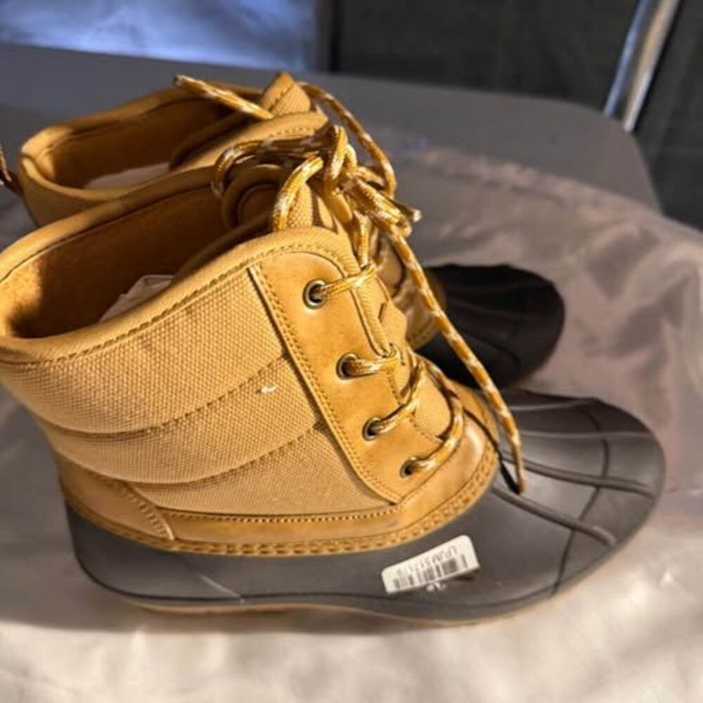 Tan Tiffani Duck Boots - Picture 4 of 4
